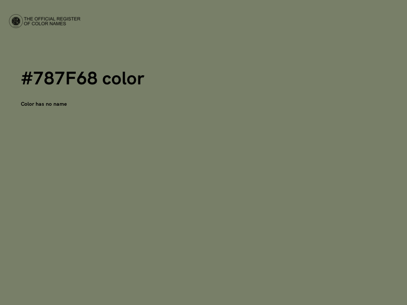 #787F68 color image