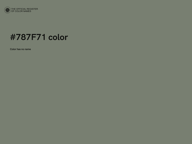 #787F71 color image