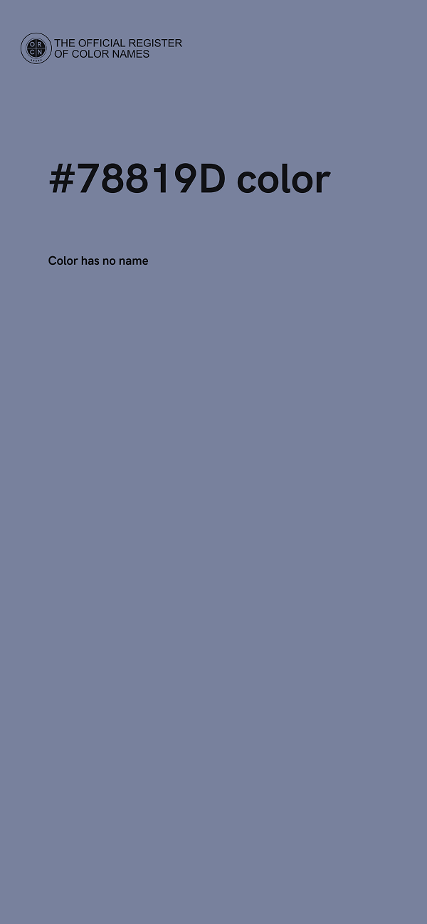 #78819D color image