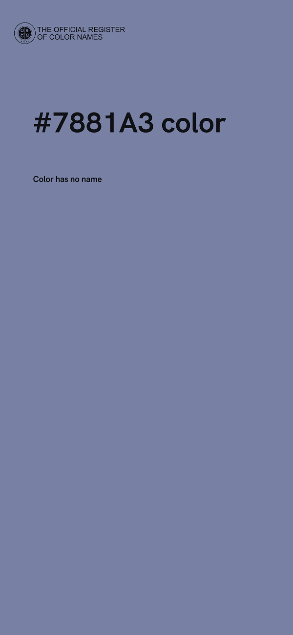 #7881A3 color image