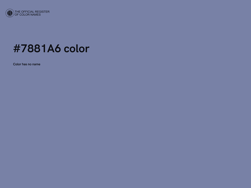 #7881A6 color image