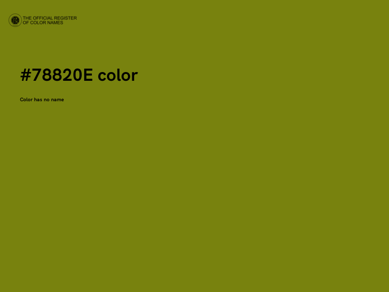 #78820E color image
