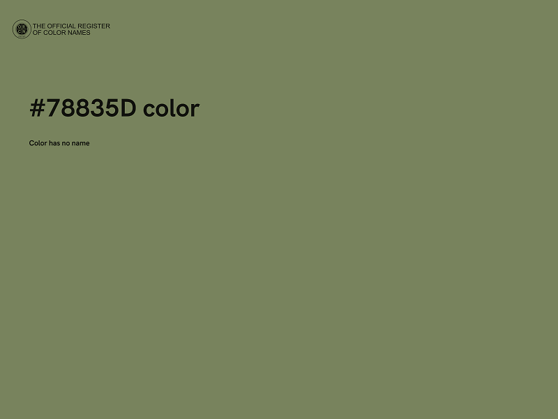 #78835D color image