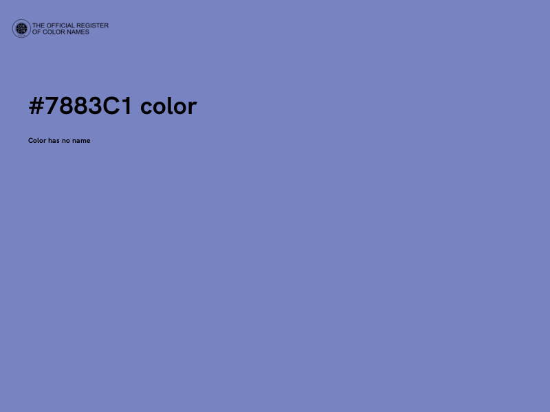 #7883C1 color image