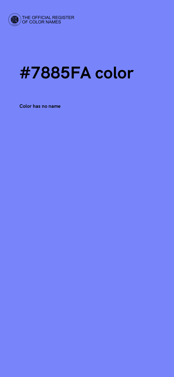 #7885FA color image