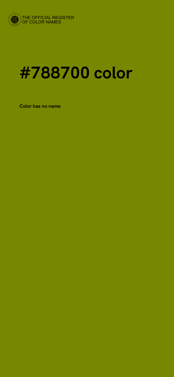 #788700 color image