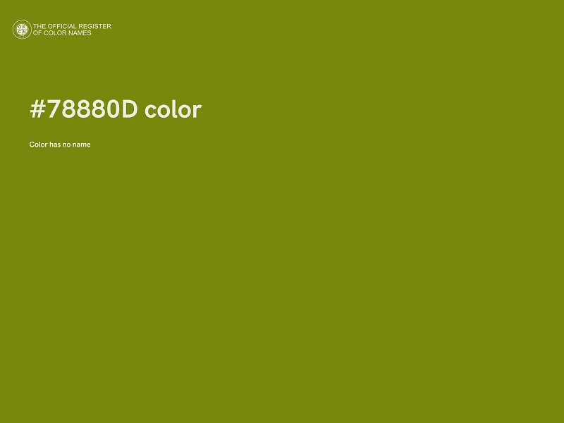 #78880D color image