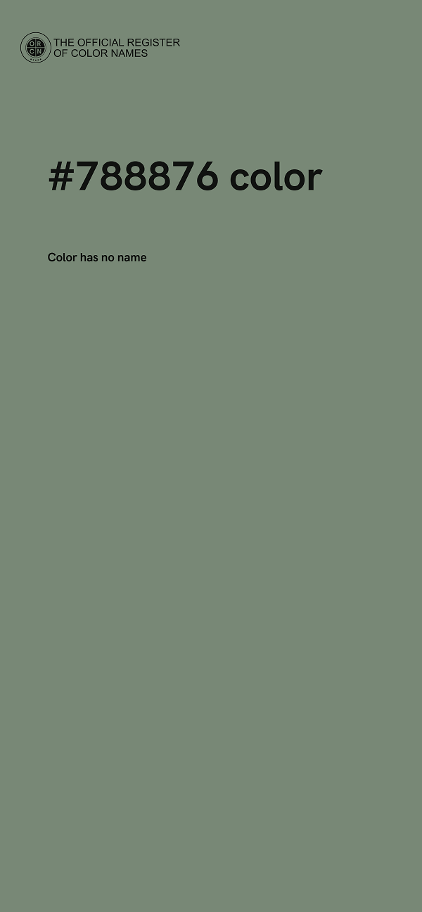 #788876 color image