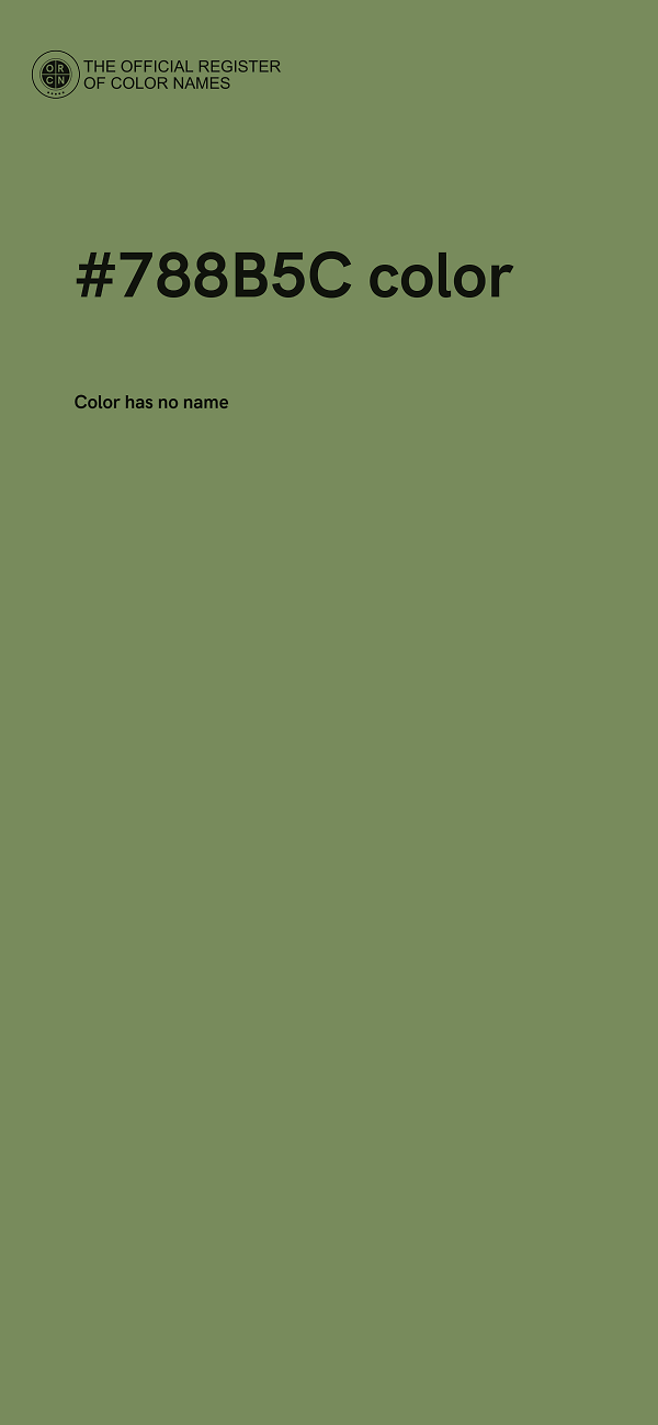 #788B5C color image