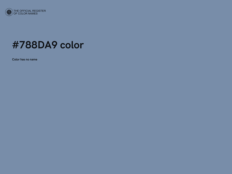 #788DA9 color image