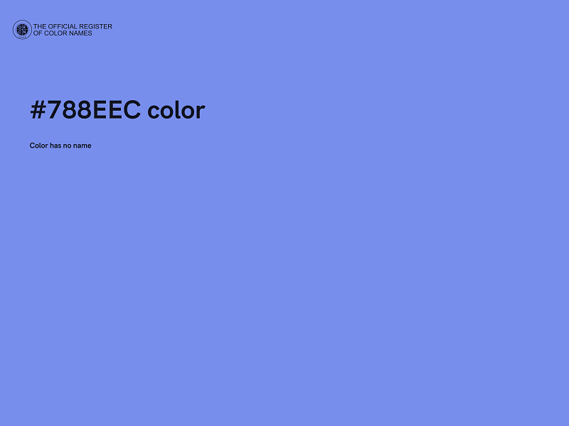 #788EEC color image