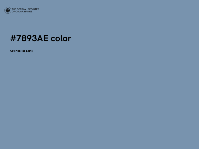 #7893AE color image