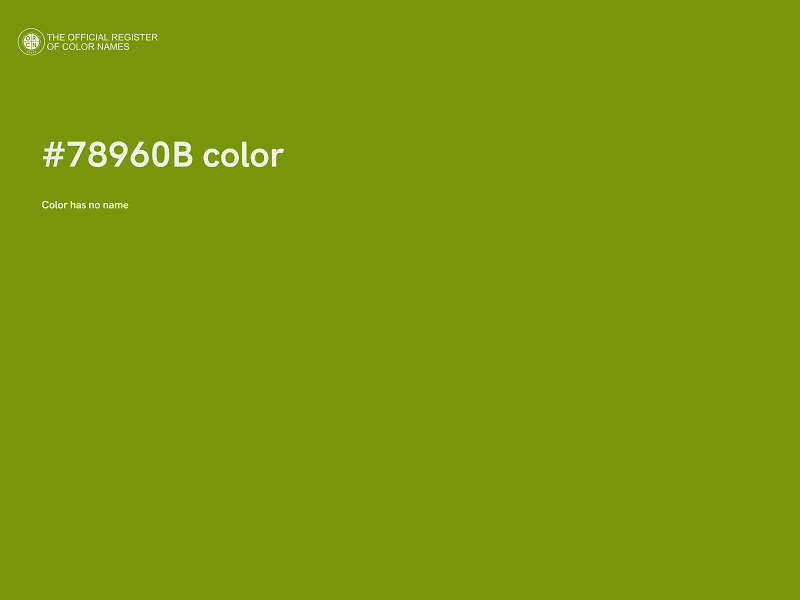 #78960B color image