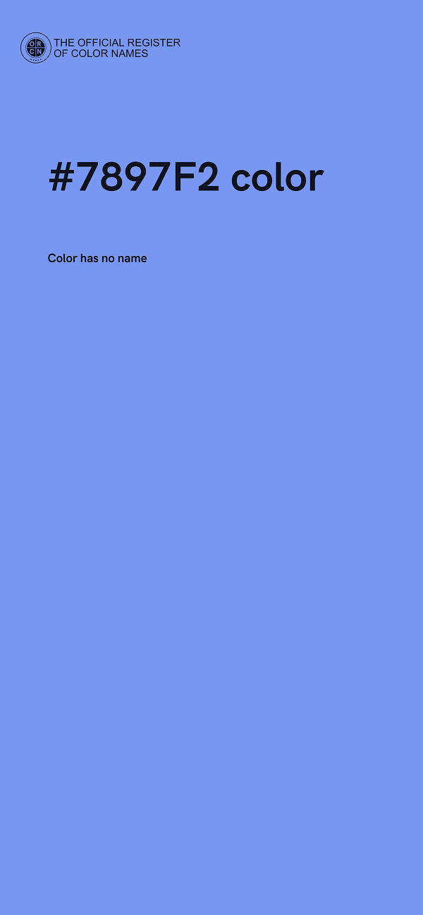 #7897F2 color image