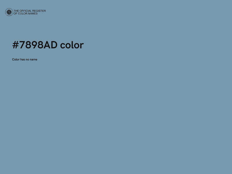 #7898AD color image