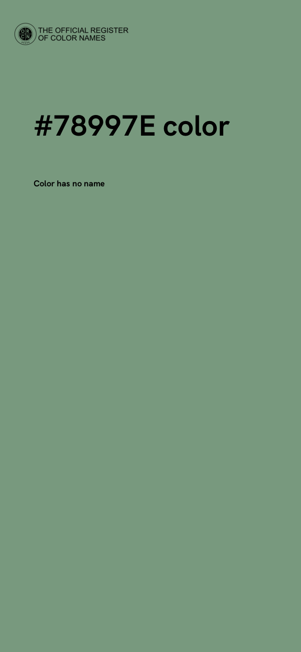 #78997E color image