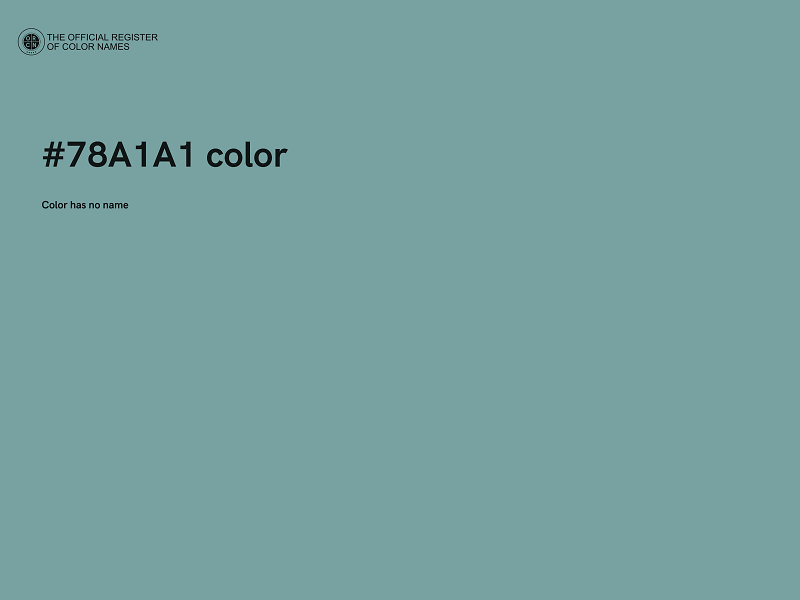 #78A1A1 color image