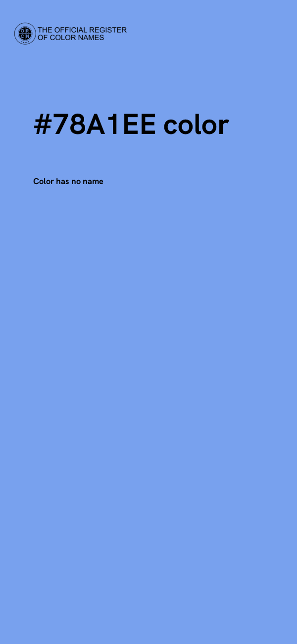 #78A1EE color image