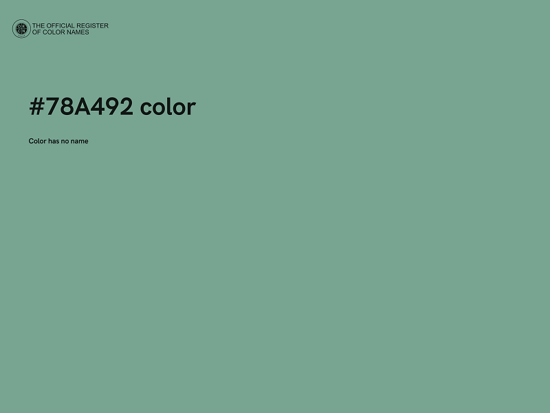 #78A492 color image