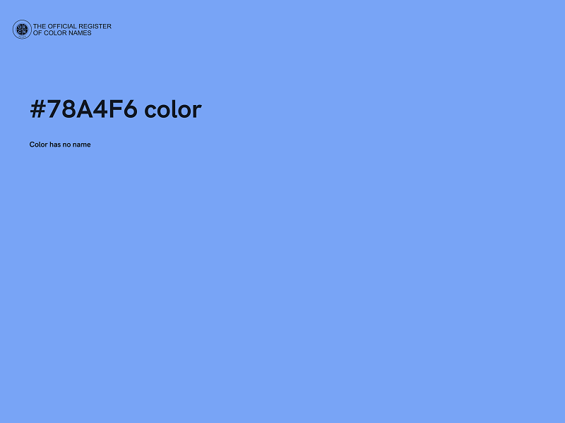 #78A4F6 color image