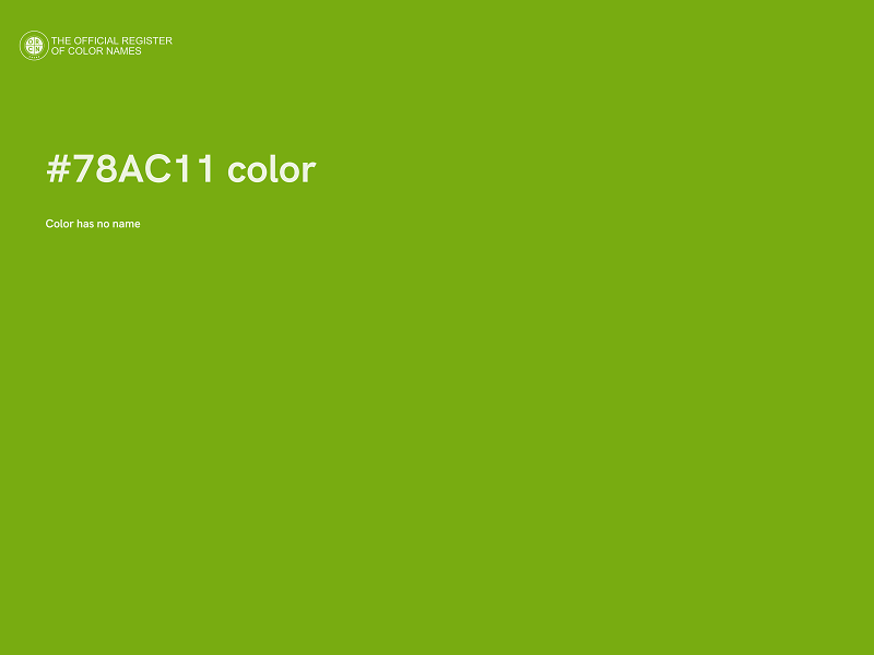 #78AC11 color image