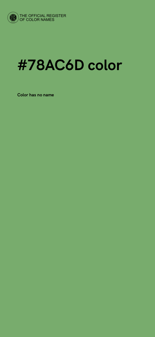 #78AC6D color image