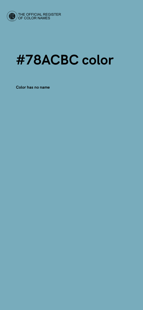 #78ACBC color image