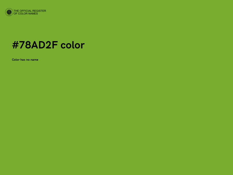 #78AD2F color image