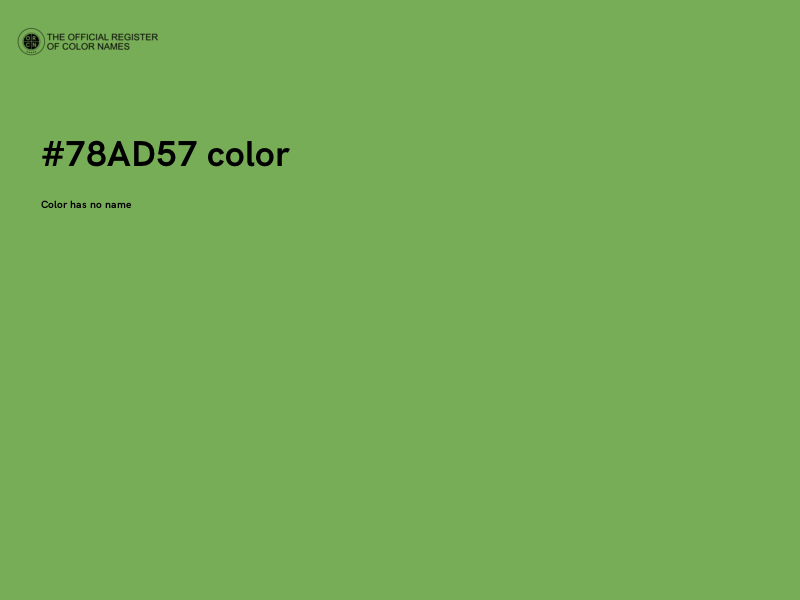 #78AD57 color image