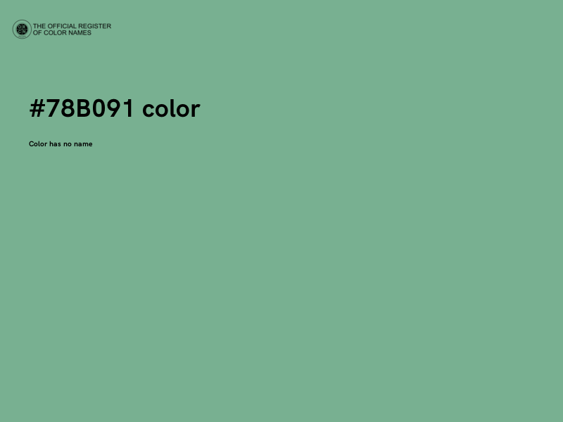 #78B091 color image