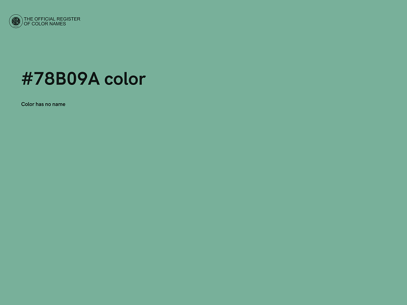 #78B09A color image