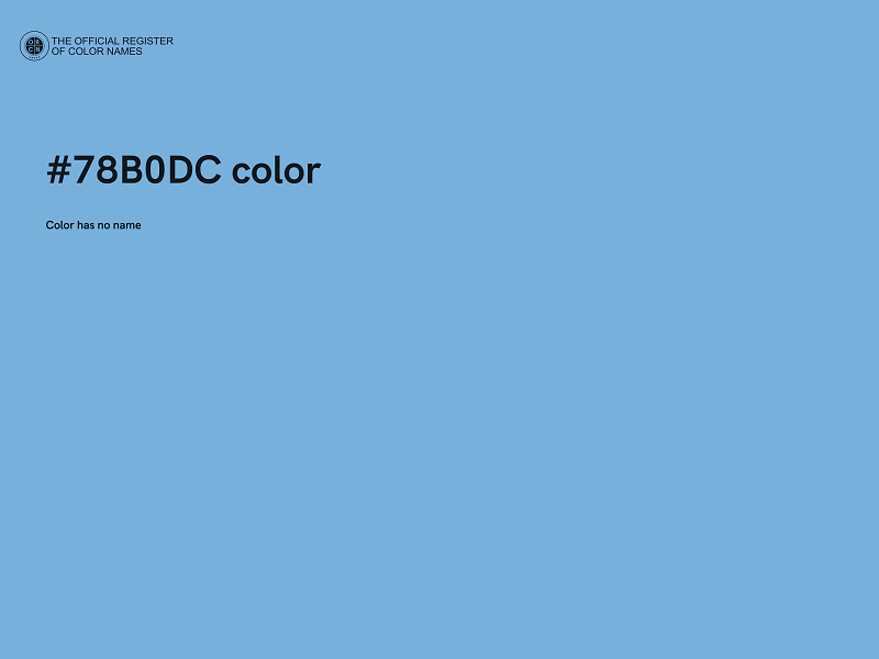 #78B0DC color image