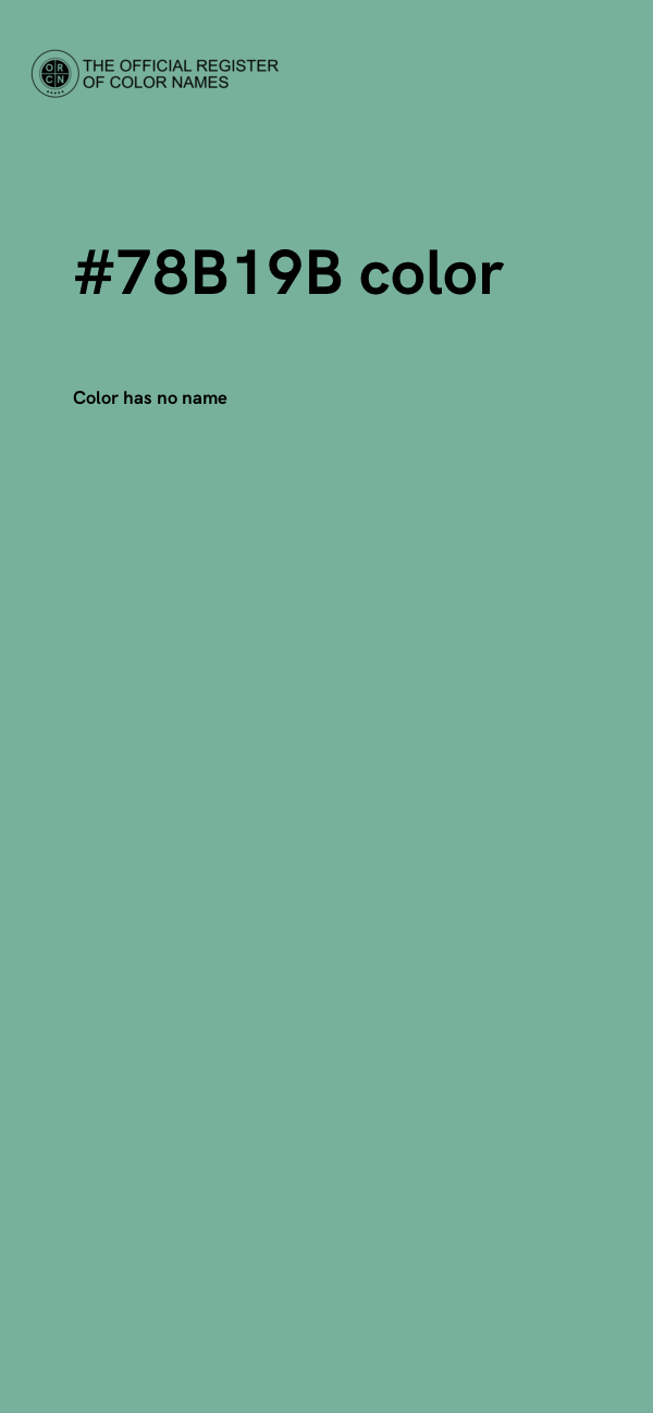 #78B19B color image