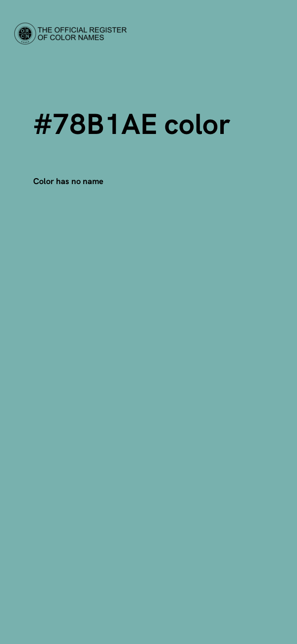 #78B1AE color image