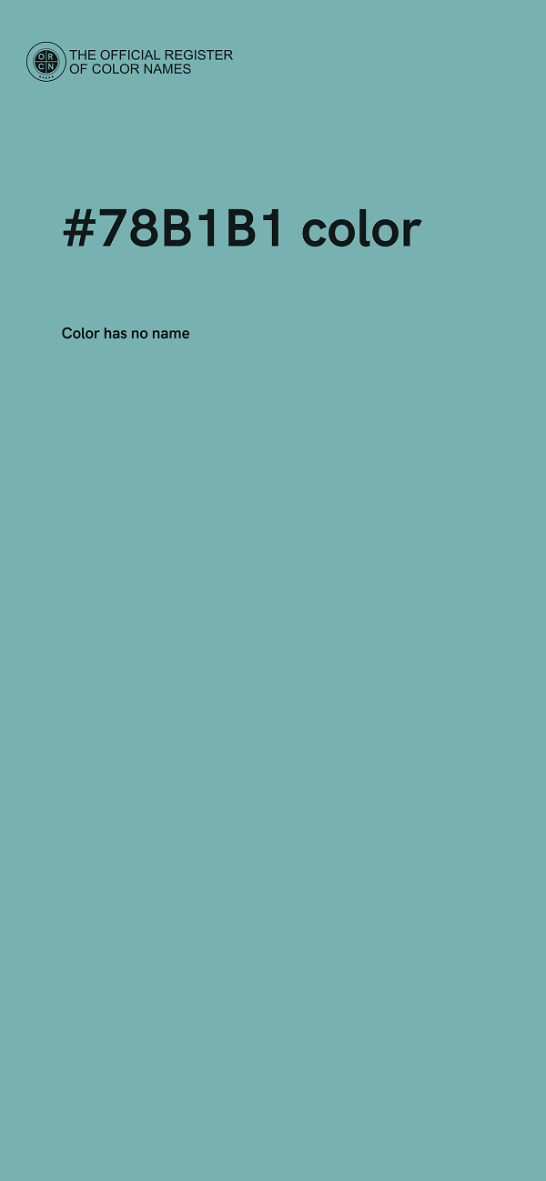 #78B1B1 color image