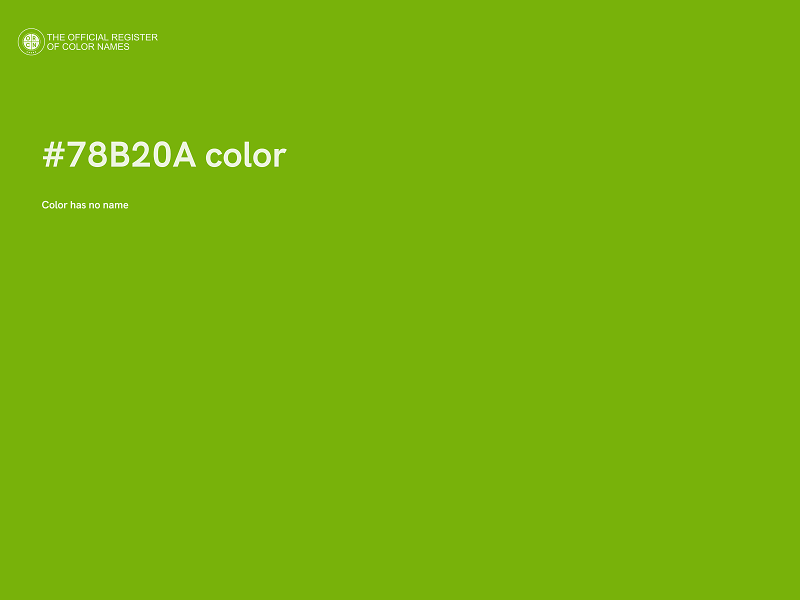 #78B20A color image