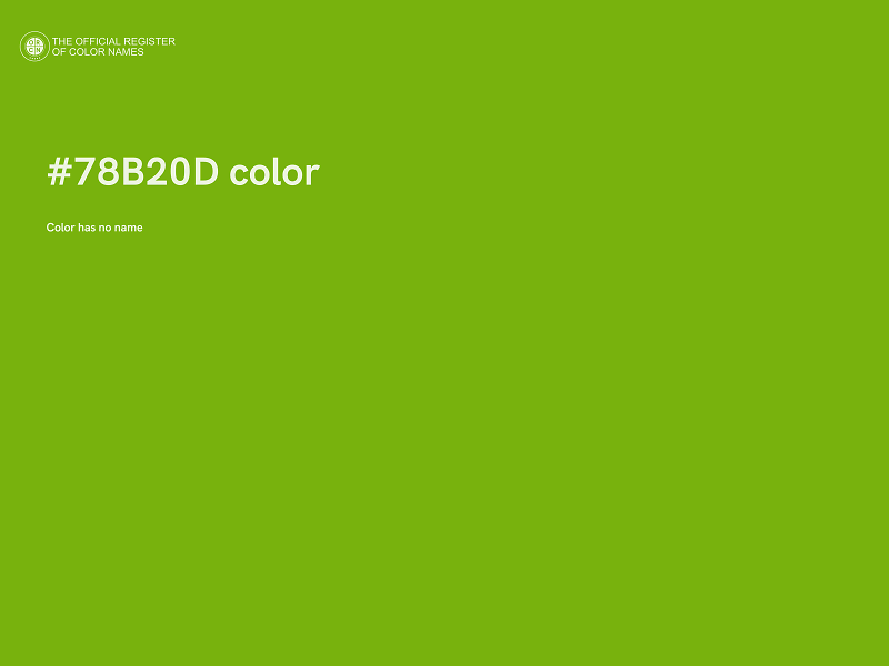 #78B20D color image