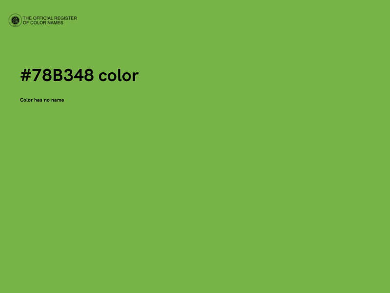 #78B348 color image