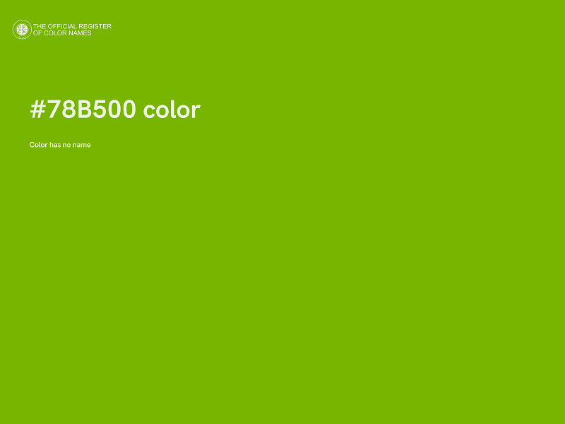 #78B500 color image