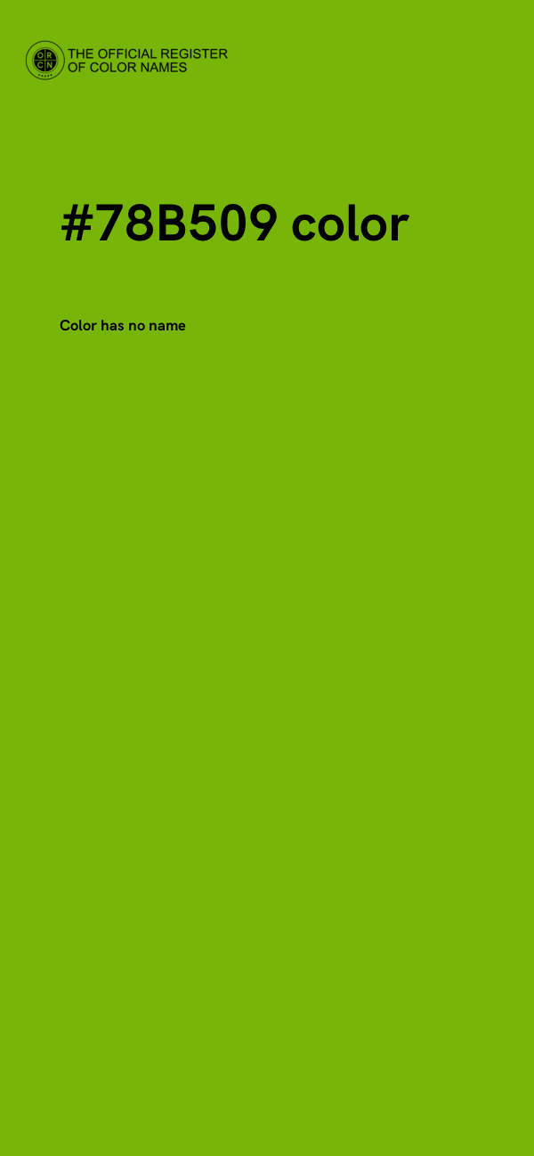 #78B509 color image