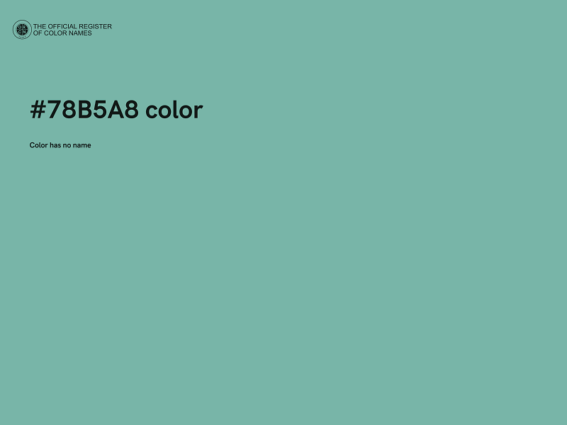 #78B5A8 color image