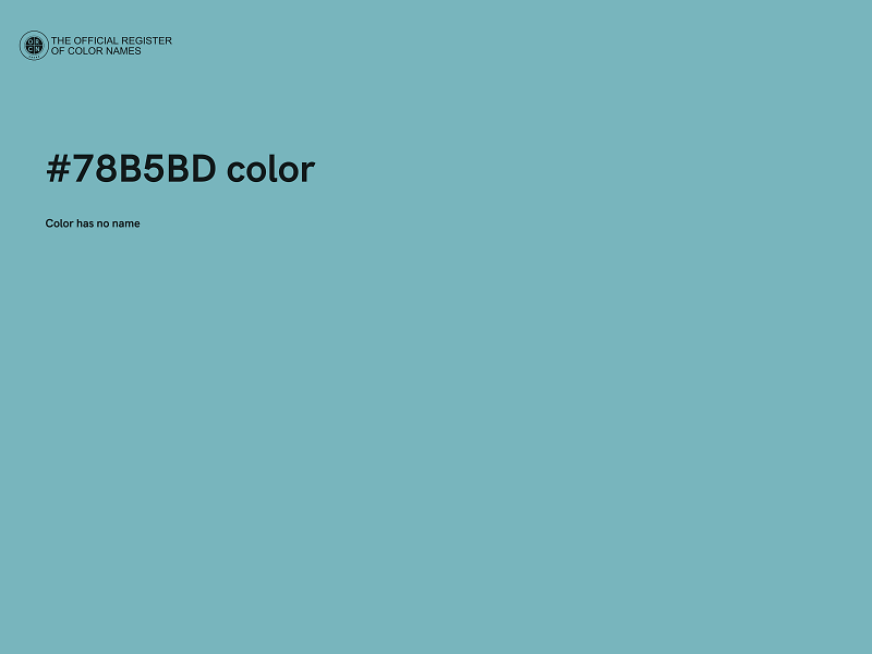 #78B5BD color image