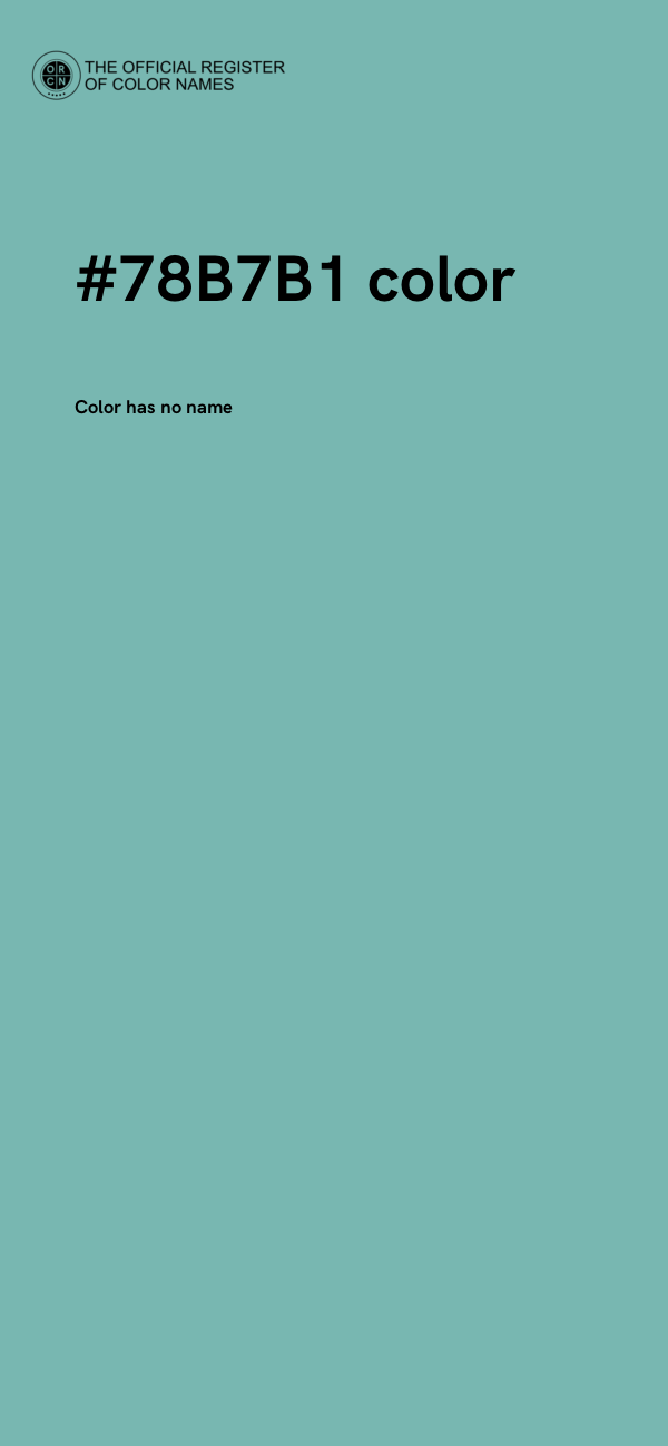 #78B7B1 color image