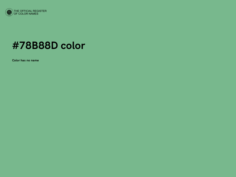 #78B88D color image