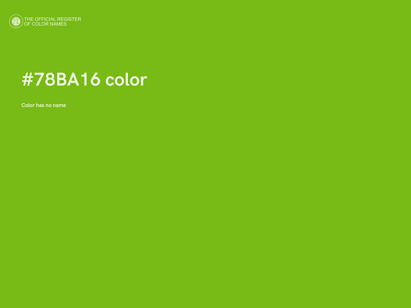 #78BA16 color image