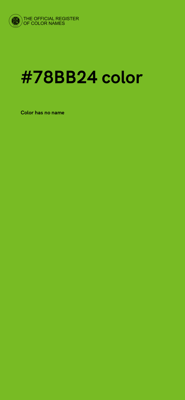 #78BB24 color image