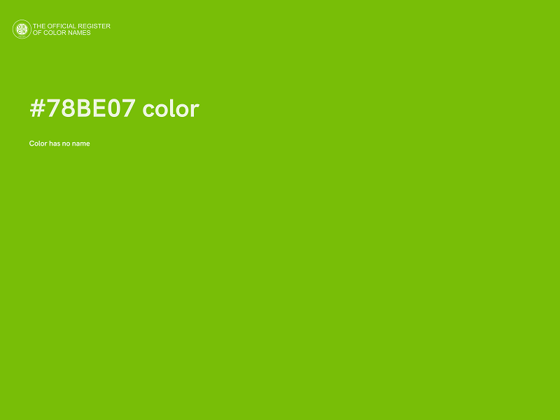 #78BE07 color image