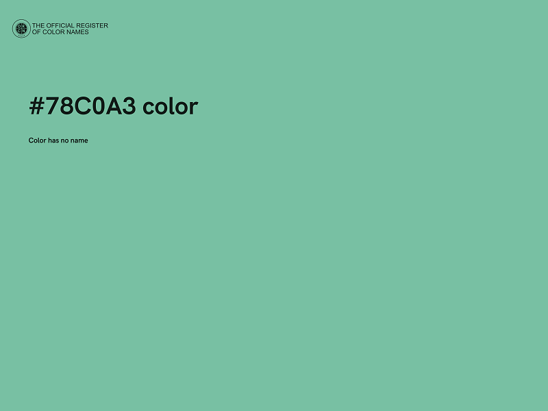 #78C0A3 color image