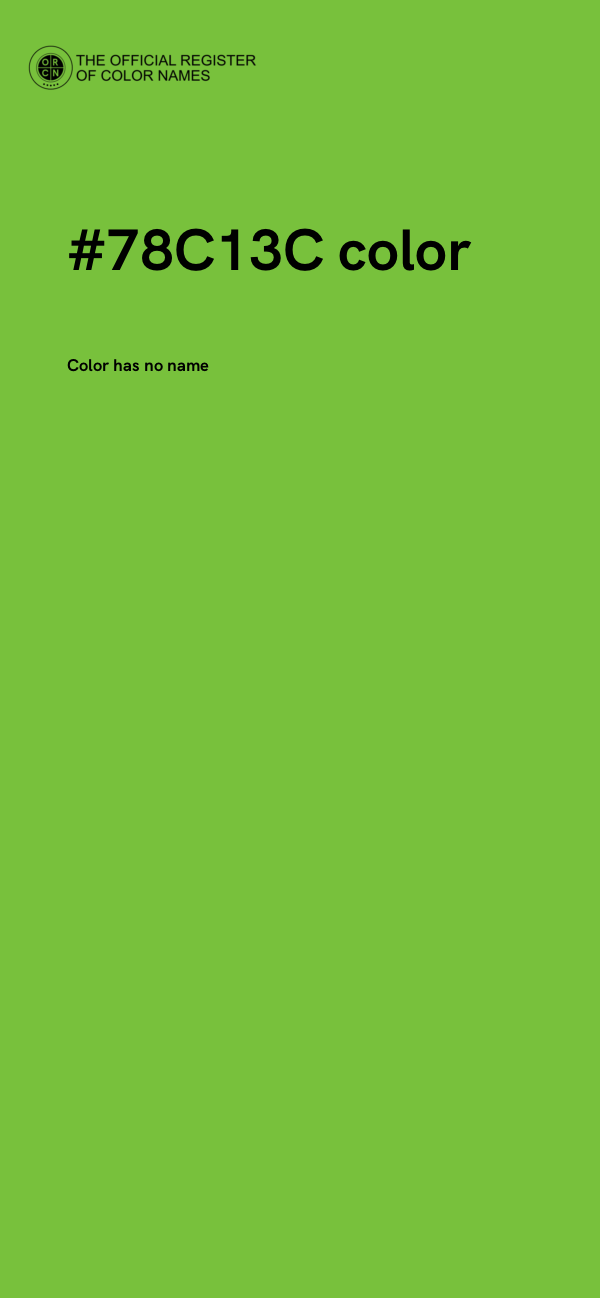 #78C13C color image