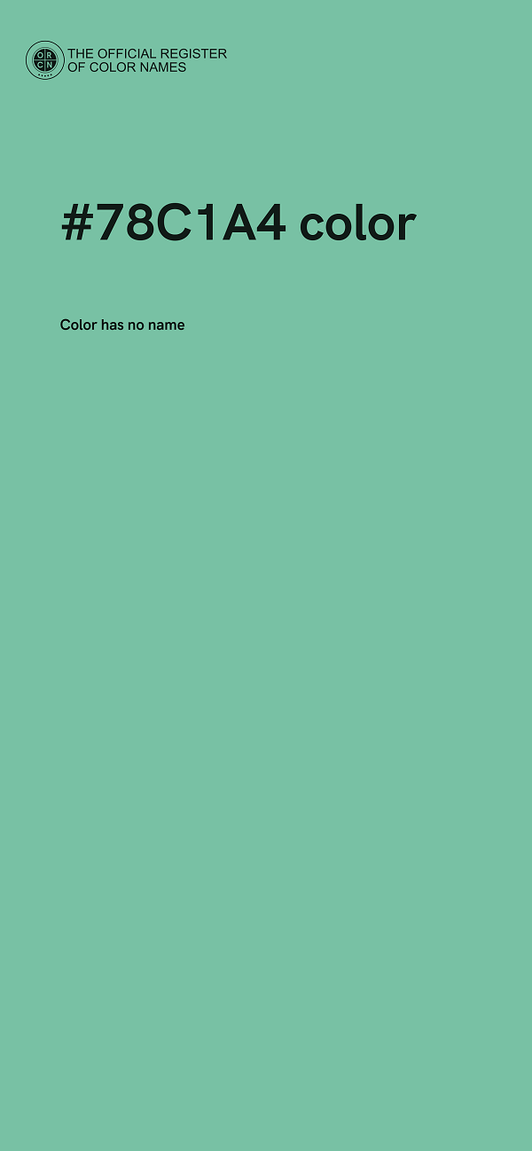 #78C1A4 color image